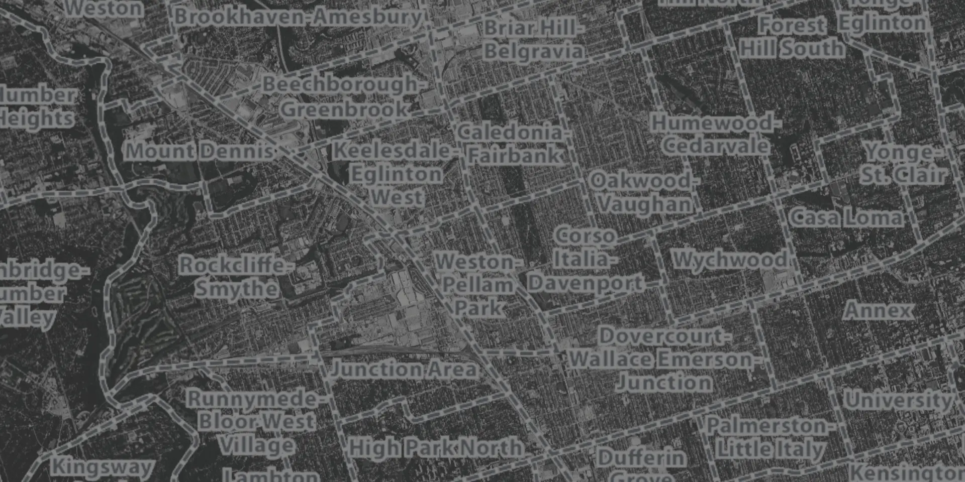 Map of Toronto neighbourhoods